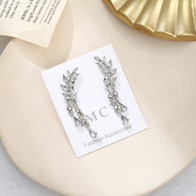 Charger l'image dans la galerie, Boucles D'oreilles En Cristal Bijoux alliage Diamant