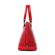 Charger l'image dans la galerie, Sac à main en cuir rouge