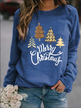 Charger l'image dans la galerie, Pull sans capuche à col rond et imprimé Merry Christmas