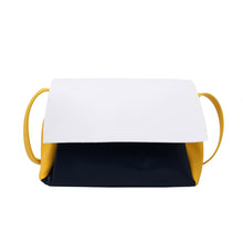 Charger l'image dans la galerie, Sac à main blanc jaune noir