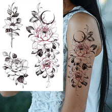 Charger l'image dans la galerie, Tatouages Temporaires Sexy de Fleurs pour Femme, résistant a l'eau