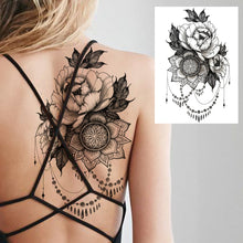 Charger l'image dans la galerie, Tatouages Temporaires Sexy de Fleurs pour Femme, résistant a l'eau