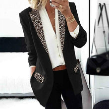 Charger l'image dans la galerie, Veste Blazer imprimé Leopard Cardigan