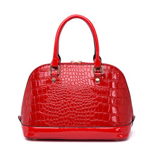 Charger l'image dans la galerie, Sac à main en cuir rouge