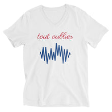 Lade das Bild in den Galerie-Viewer, T-shirt tout oublier à Manches Courtes et Col V