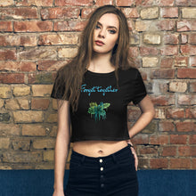 Load image into Gallery viewer, T-shirt Crop-Top original logo feuille palmiers