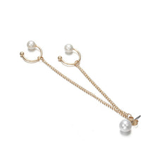 Cargar imagen en el visor de la galería, Boucles d&#39;Oreilles perle blanche
