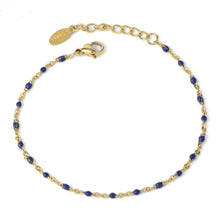 Cargar imagen en el visor de la galería, Bracelet mini perle bleu

