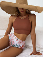 Cargar imagen en el visor de la galería, Maillot de bain pour femmes, taille haute, ensemble deux pièces, Bikini, 2022
