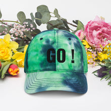 Load image into Gallery viewer, Casquette personnalisée tie and dye  GO !
